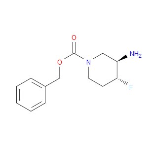 (3R,4R)-REL-BENZYL 3-AMINO-4-FLUOROPIPERIDINE-1-CARBOXYLATE - Click Image to Close