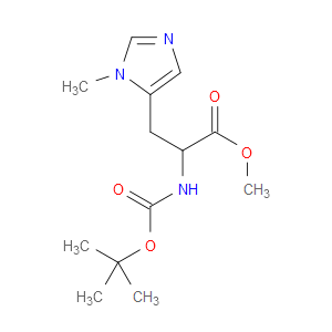 METHYL 2-((TERT-BUTOXYCARBONYL)AMINO)-3-(1-METHYL-1H-IMIDAZOL-5-YL)PROPANOATE