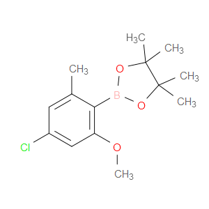 2-(4-CHLORO-2-METHOXY-6-METHYLPHENYL)-4,4,5,5-TETRAMETHYL-1,3,2-DIOXABOROLANE