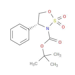 TERT-BUTYL (4R)-2,2-DIOXO-4-PHENYL-1,2,3-OXATHIAZOLIDINE-3-CARBOXYLATE