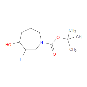 TERT-BUTYL 3-FLUORO-4-HYDROXYAZEPANE-1-CARBOXYLATE
