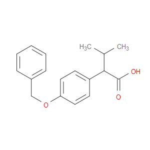 2-(4-(BENZYLOXY)PHENYL)-3-METHYLBUTANOIC ACID