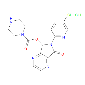 6-(5-CHLOROPYRIDIN-2-YL)-7-OXO-6,7-DIHYDRO-5H-PYRROLO[3,4-B]PYRAZIN-5-YL PIPERAZINE-1-CARBOXYLATE HYDROCHLORIDE