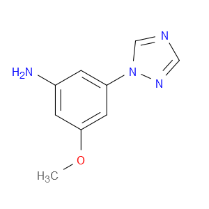 3-METHOXY-5-(1H-1,2,4-TRIAZOL-1-YL)ANILINE