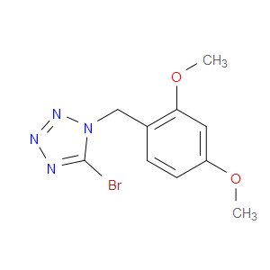 5-BROMO-1-(2,4-DIMETHOXYBENZYL)TETRAZOLE - Click Image to Close
