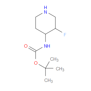 (3-FLUORO-PIPERIDIN-4-YL)-CARBAMIC ACID TERT-BUTYL ESTER - Click Image to Close