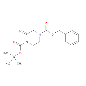 4-BENZYL 1-TERT-BUTYL 2-OXOPIPERAZINE-1,4-DICARBOXYLATE