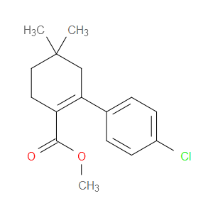 METHYL 2-(4-CHLOROPHENYL)-4,4-DIMETHYLCYCLOHEX-1-ENECARBOXYLATE