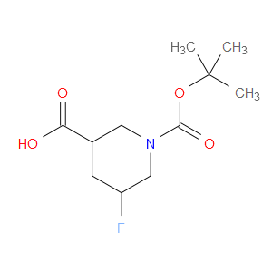 1-(TERT-BUTOXYCARBONYL)-5-FLUOROPIPERIDINE-3-CARBOXYLIC ACID - Click Image to Close