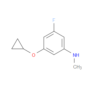3-CYCLOPROPOXY-5-FLUORO-N-METHYLANILINE - Click Image to Close