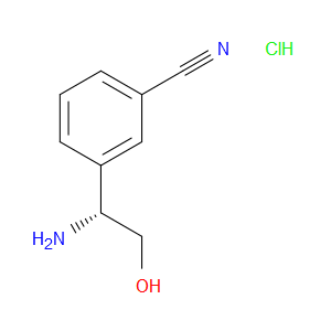 (R)-3-(1-AMINO-2-HYDROXYETHYL)BENZONITRILE HYDROCHLORIDE