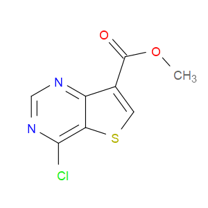 METHYL 4-CHLOROTHIENO[3,2-D]PYRIMIDINE-7-CARBOXYLATE