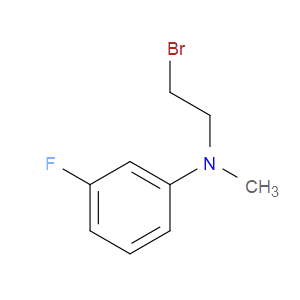 N-(2-BROMOETHYL)-3-FLUORO-N-METHYLANILINE