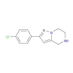 2-(4-CHLOROPHENYL)-4,5,6,7-TETRAHYDROPYRAZOLO[1,5-A]PYRAZINE