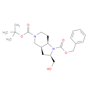 RACEMIC-(2R,3AS,7AR)-1-BENZYL 5-TERT-BUTYL 2-(HYDROXYMETHYL)HEXAHYDRO-1H-PYRROLO[3,2-C]PYRIDINE-1,5(6H)-DICARBOXYLATE - Click Image to Close