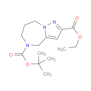 5-TERT-BUTYL 2-ETHYL 7,8-DIHYDRO-4H-PYRAZOLO[1,5-A][1,4]DIAZEPINE-2,5(6H)-DICARBOXYLATE - Click Image to Close