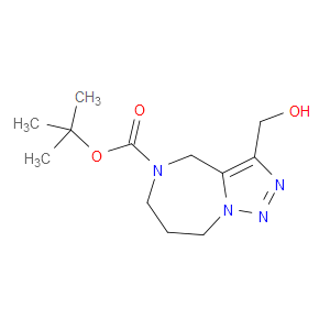 TERT-BUTYL 3-(HYDROXYMETHYL)-7,8-DIHYDRO-4H-[1,2,3]TRIAZOLO[1,5-A][1,4]DIAZEPINE-5(6H)-CARBOXYLATE - Click Image to Close