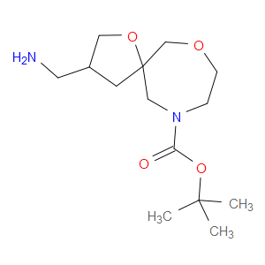 3-AMINOMETHYL-1,7-DIOXA-10-AZA-SPIRO[4.6]UNDECANE-10-CARBOXYLIC ACID TERT-BUTYL ESTER