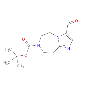 3-FORMYL-5,6,8,9-TETRAHYDRO-IMIDAZO[1,2-A][1,4]DIAZEPINE-7-CARBOXYLIC ACID TERT-BUTYL ESTER - Click Image to Close