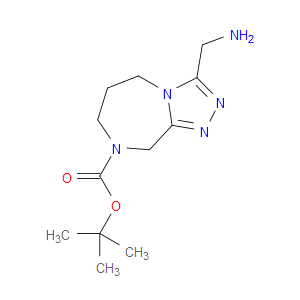 3-AMINOMETHYL-6,7-DIHYDRO-5H,9H-[1,2,4]TRIAZOLO[4,3-A][1,4]DIAZEPINE-8-CARBOXYLIC ACID TERT-BUTYL ESTER - Click Image to Close