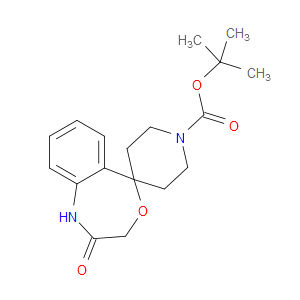 TERT-BUTYL 2-OXO-2,3-DIHYDRO-1H-SPIRO[BENZO[E][1,4]OXAZEPINE-5,4'-PIPERIDINE]-1'-CARBOXYLATE - Click Image to Close