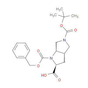 RACEMIC-(2S,3AS,6AS)-1-((BENZYLOXY)CARBONYL)-5-(TERT-BUTOXYCARBONYL)OCTAHYDROPYRROLO[3,4-B]PYRROLE-2-CARBOXYLIC ACID