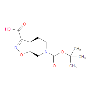 6-(TERT-BUTOXYCARBONYL)-3A,4,5,6,7,7A-HEXAHYDROISOXAZOLO[5,4-C]PYRIDINE-3-CARBOXYLIC ACID