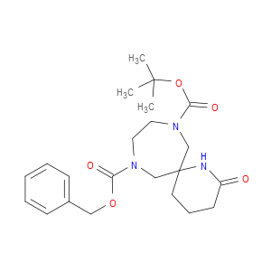 8-BENZYL 11-TERT-BUTYL 2-OXO-1,8,11-TRIAZASPIRO[5.6]DODECANE-8,11-DICARBOXYLATE