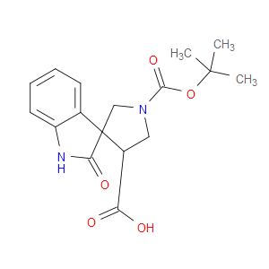 1'-(TERT-BUTOXYCARBONYL)-2-OXOSPIRO[INDOLINE-3,3'-PYRROLIDINE]-4'-CARBOXYLIC ACID