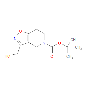 TERT-BUTYL 3-(HYDROXYMETHYL)-6,7-DIHYDROISOXAZOLO[4,5-C]PYRIDINE-5(4H)-CARBOXYLATE