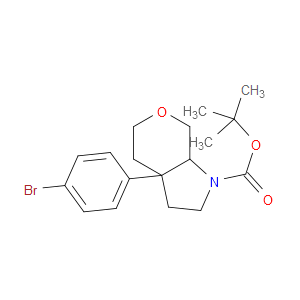 3A-(4-BROMO-PHENYL)-HEXAHYDRO-PYRANO[3,4-B]PYRROLE-1-CARBOXYLIC ACID TERT-BUTYL ESTER