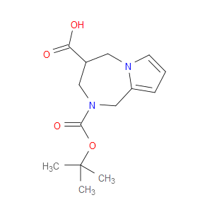 4,5-DIHYDRO-1H,3H-PYRROLO[1,2-A][1,4]DIAZEPINE-2,4-DICARBOXYLIC ACID 2-TERT-BUTYL ESTER - Click Image to Close