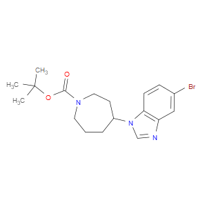 TERT-BUTYL 4-(5-BROMO-1H-BENZO[D]IMIDAZOL-1-YL)AZEPANE-1-CARBOXYLATE - Click Image to Close