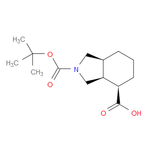 RACEMIC-(3AS,4R,7AS)-2-(TERT-BUTOXYCARBONYL)OCTAHYDRO-1H-ISOINDOLE-4-CARBOXYLIC ACID