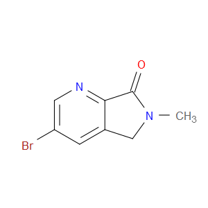 3-BROMO-6-METHYL-5,6-DIHYDRO-PYRROLO[3,4-B]PYRIDIN-7-ONE - Click Image to Close