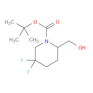 TERT-BUTYL 5,5-DIFLUORO-2-(HYDROXYMETHYL)PIPERIDINE-1-CARBOXYLATE - Click Image to Close