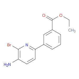 ETHYL 3-(5-AMINO-6-BROMOPYRIDIN-2-YL)BENZOATE
