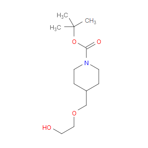 TERT-BUTYL 4-((2-HYDROXYETHOXY)METHYL)PIPERIDINE-1-CARBOXYLATE