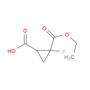 1-FLUOROCYCLOPROPANE-1,2-DICARBOXYLIC ACID 1-ETHYL ESTER