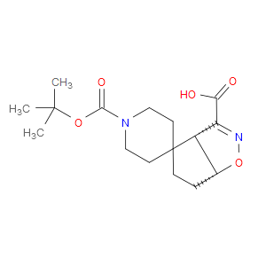 RACEMIC-(3AR,6AR)-1'-(TERT-BUTOXYCARBONYL)-3A,5,6,6A-TETRAHYDROSPIRO[CYCLOPENTA[D]ISOXAZOLE-4,4'-PIPERIDINE]-3-CARBOXYLIC ACID