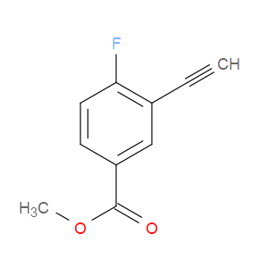 METHYL 3-ETHYNYL-4-FLUOROBENZOATE - Click Image to Close
