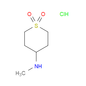 N-METHYLTETRAHYDRO-2H-THIOPYRAN-4-AMINE 1,1-DIOXIDE HYDROCHLORIDE