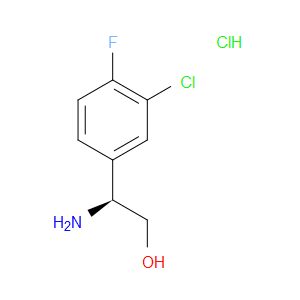 (S)-2-AMINO-2-(3-CHLORO-4-FLUOROPHENYL)ETHANOL HYDROCHLORIDE