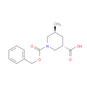 TRANS-1-(BENZYLOXYCARBONYL)-5-METHYLPIPERIDINE-3-CARBOXYLIC ACID - Click Image to Close