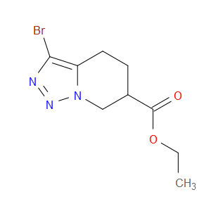 3-BROMO-4,5,6,7-TETRAHYDRO-[1,2,3]TRIAZOLO[1,5-A]PYRIDINE-6-CARBOXYLIC ACID ETHYL ESTER