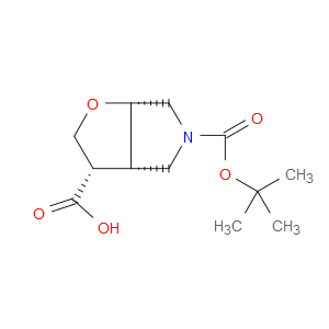 RACEMIC-(3S,3AS,6AS)-5-(TERT-BUTOXYCARBONYL)HEXAHYDRO-2H-FURO[2,3-C]PYRROLE-3-CARBOXYLIC ACID