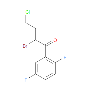 2-BROMO-4-CHLORO-1-(2,5-DIFLUOROPHENYL)BUTAN-1-ONE