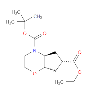 RACEMIC-(4AS,6S,7AS)-4-TERT-BUTYL 6-ETHYL HEXAHYDROCYCLOPENTA[B][1,4]OXAZINE-4,6(4AH)-DICARBOXYLATE