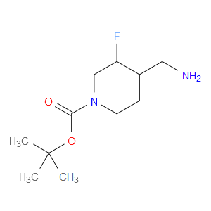 TERT-BUTYL 4-(AMINOMETHYL)-3-FLUOROPIPERIDINE-1-CARBOXYLATE