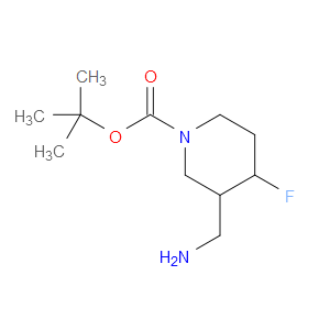 TERT-BUTYL 3-(AMINOMETHYL)-4-FLUOROPIPERIDINE-1-CARBOXYLATE - Click Image to Close